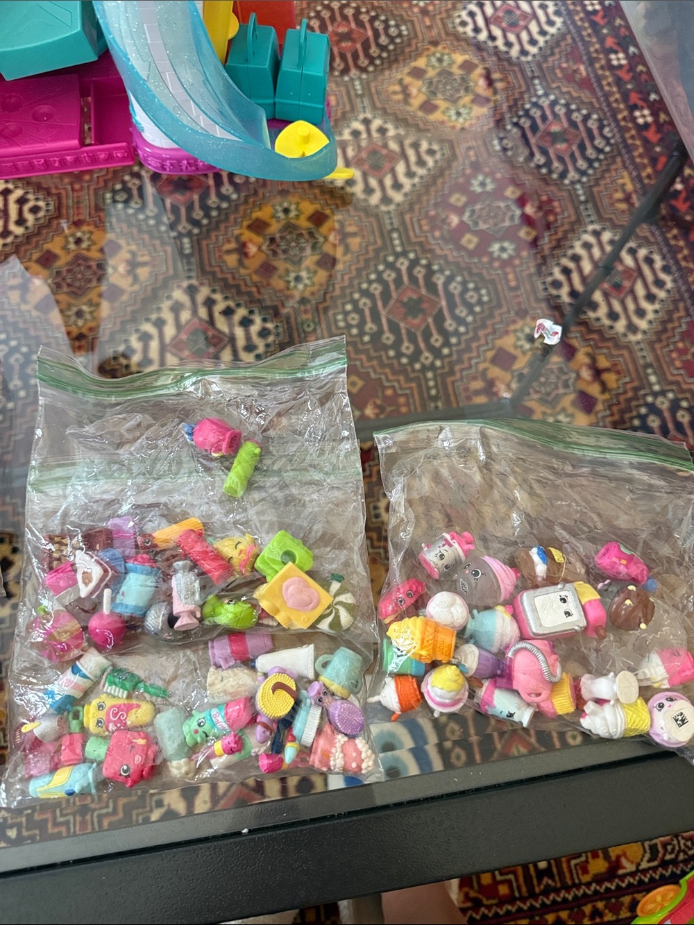 Shopkins Mixed Mini Collectible Figures - Pink, Green & Blue Accents